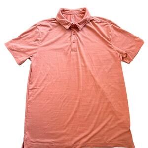 George Polo Shirt Men's Size Medium Orange Dri-Fit